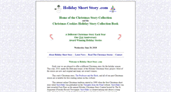 Desktop Screenshot of holidayshortstory.com